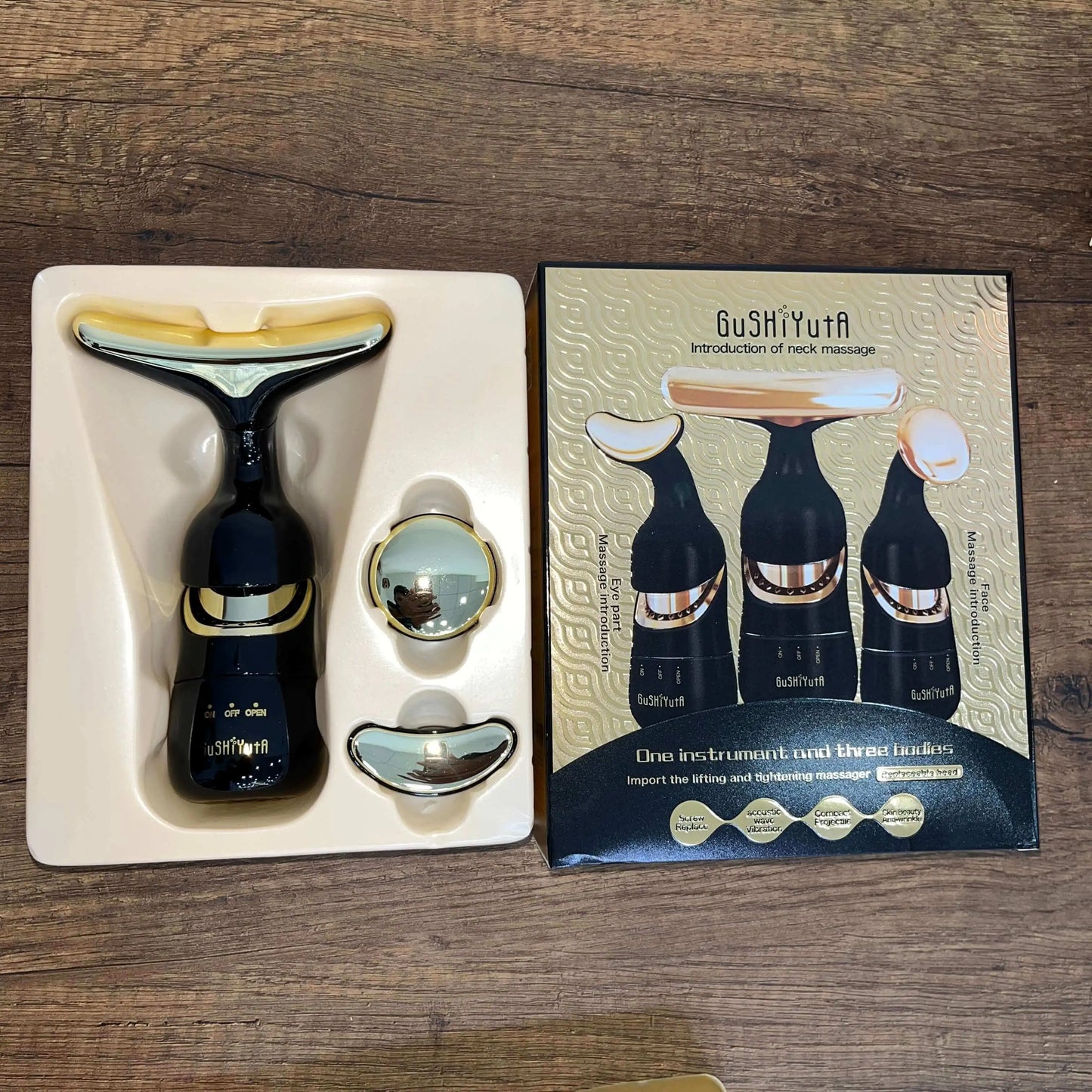 جهاز رفع و نحت وتدليك الوجه والعناية بالبشرة 3في 1