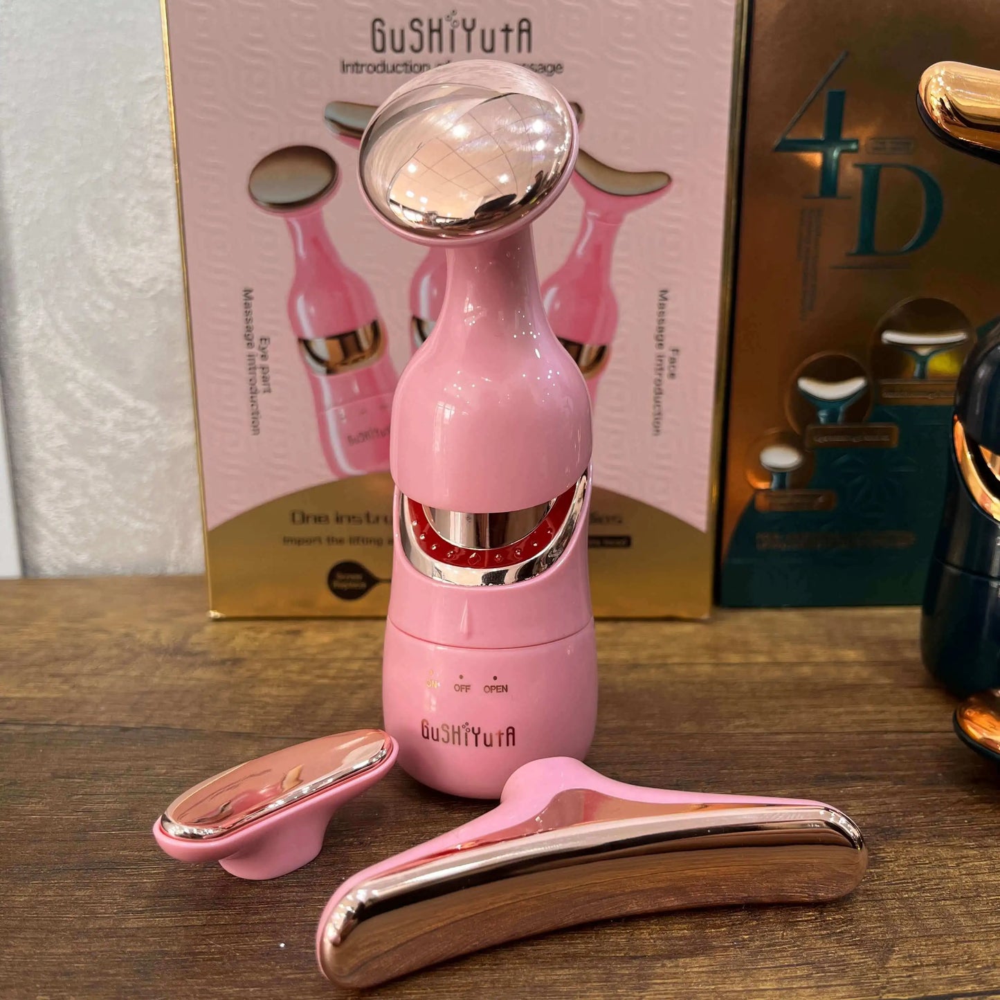 جهاز رفع و نحت وتدليك الوجه والعناية بالبشرة  3في 1